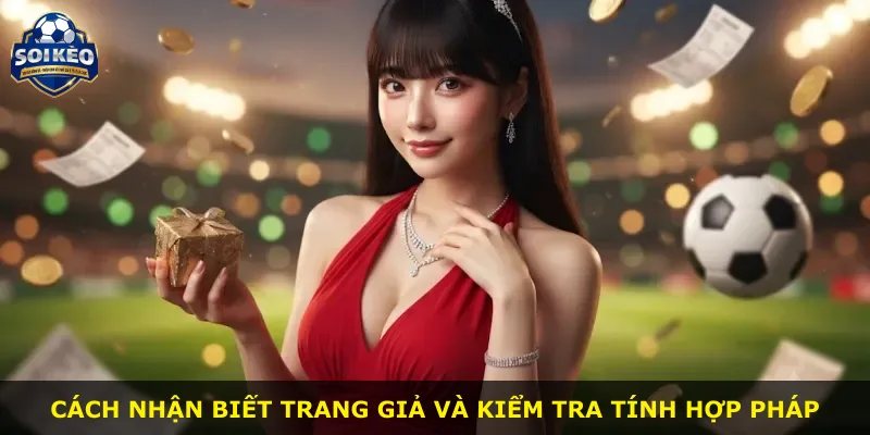 Cách nhận biết trang giả và kiểm tra tính hợp pháp