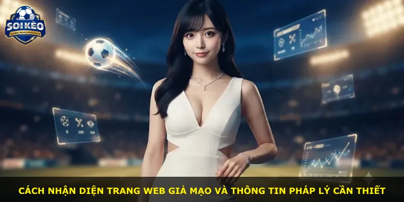 Cách nhận diện trang web giả mạo và thông tin pháp lý cần thiết