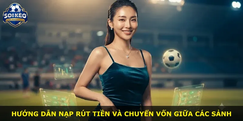 Hướng dẫn nạp rút tiền và chuyển vốn giữa các sảnh