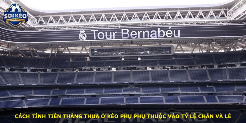 Cách tính tiền thắng thua ở kèo phụ phụ thuộc vào tỷ lệ chẵn và lẻ