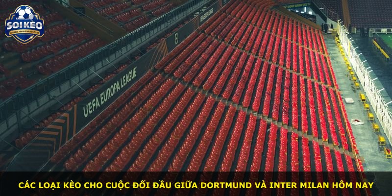 Các loại kèo cho cuộc đối đầu giữa Dortmund và Inter Milan hôm nay