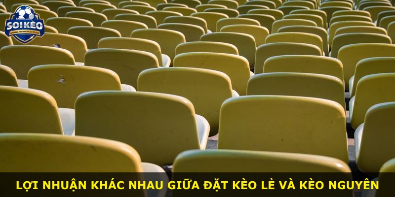 Lợi nhuận khác nhau giữa đặt kèo lẻ và kèo nguyên