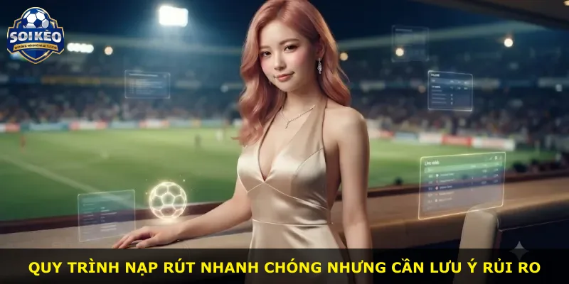 Quy trình nạp rút nhanh chóng nhưng cần lưu ý rủi ro