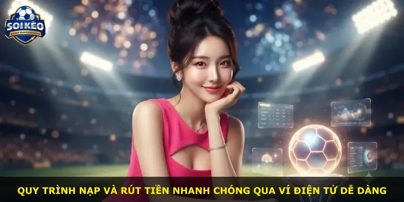 Quy trình nạp và rút tiền nhanh chóng qua ví điện tử dễ dàng
