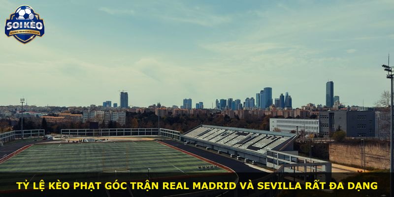Tỷ lệ kèo phạt góc trận Real Madrid và Sevilla rất đa dạng