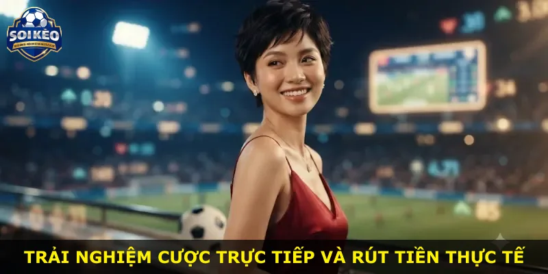 Trải nghiệm cược trực tiếp và rút tiền thực tế