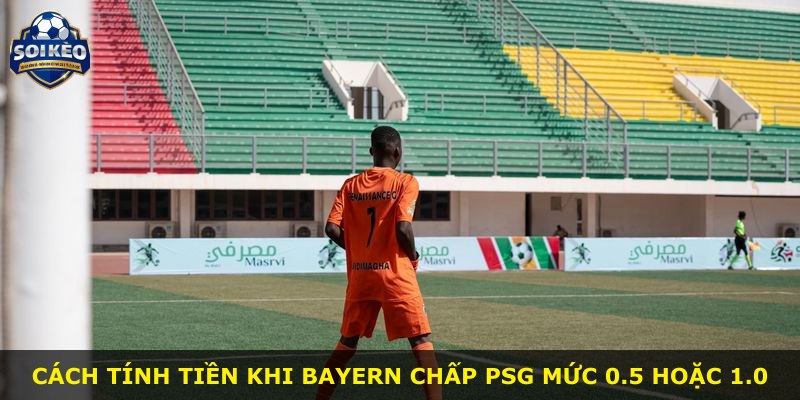 Cách tính tiền khi Bayern chấp PSG mức 0.5 hoặc 1.0